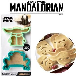 Disney STAR WARS Mandalorian Silicone Pancake Egg Breakfast Molds
